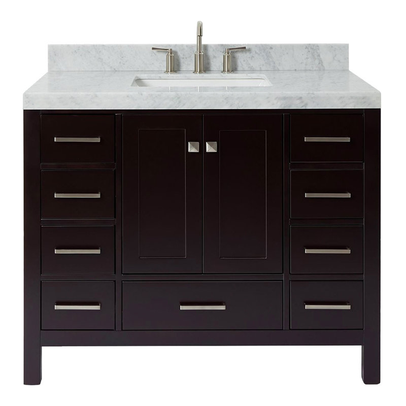 Meuble-lavabo simple 42 po Cambridge, Espresso