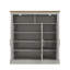 Sufy 3 Door Shoe Cabinet with Open Shelves-118754655