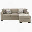 Canapé-lit modulaire rembourré moderne avec coussins à motifs pour une détente confortable-1803302588