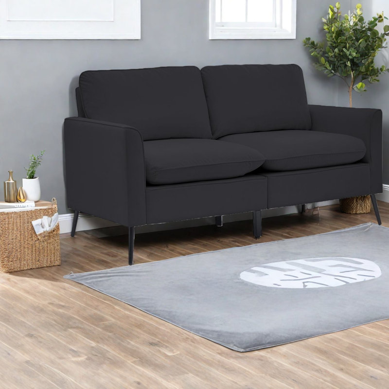 Canapés confortables en cuir 55,91 po