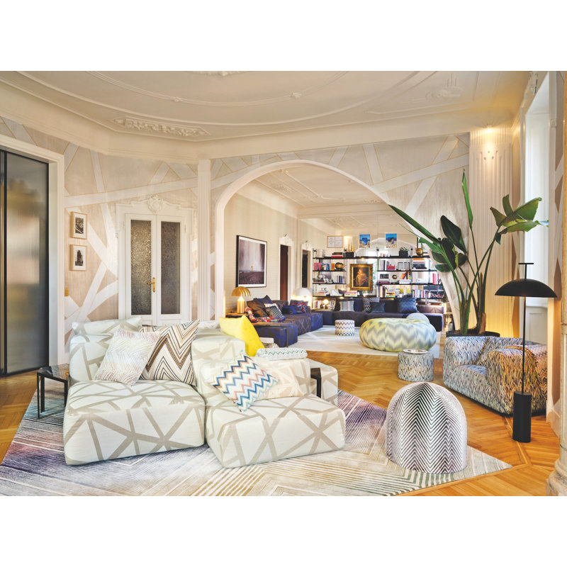 Nastri Shade Wall Mural, Beige