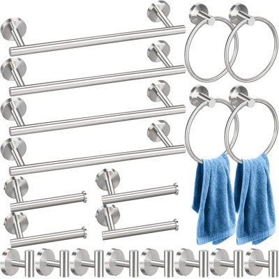 Porte-serviettes mural 15,7 po 15 po