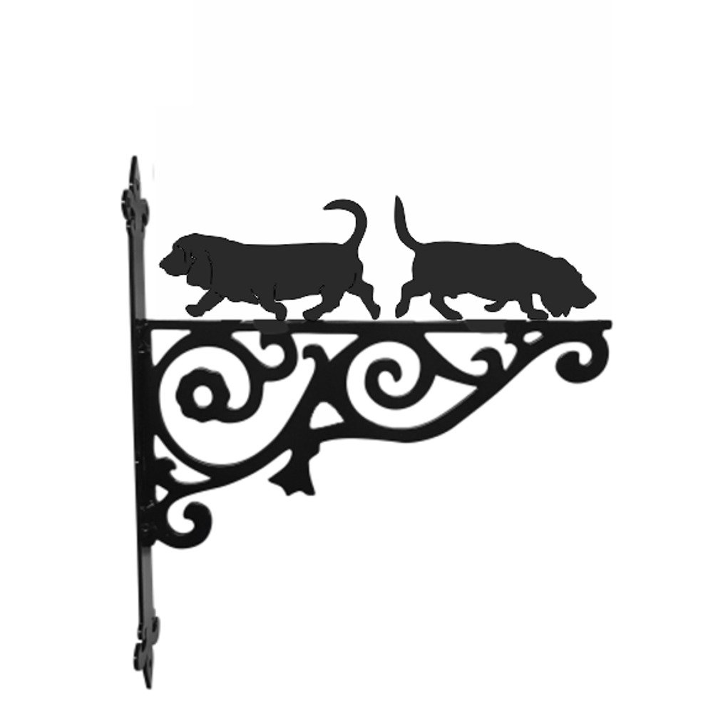 Basset Hound Ornamental Hanging Bracket