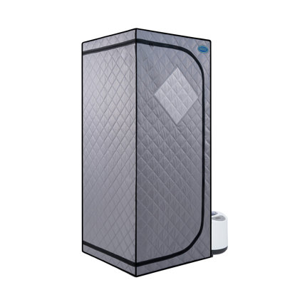 Portable Portable Steam Steam - Home Spa Tranquility Center. Génératrice d'une capacité de 2,2 l. Température maximale 150f. Accrédité. Télécommande avec minuterie. Chaise pliable fournie. Imperméable et isolant thermique. ,