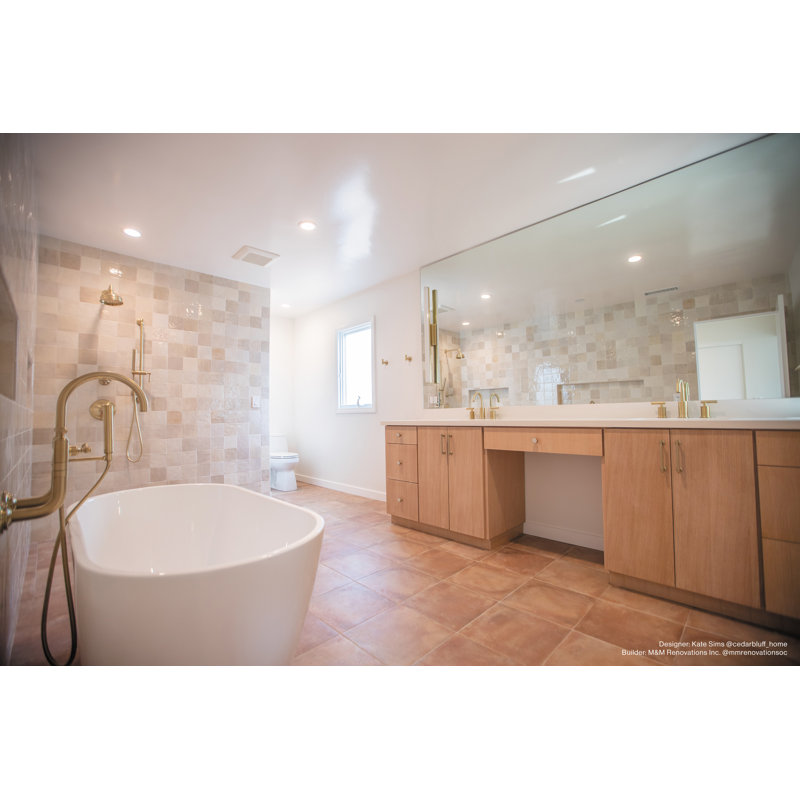 Cloe 5" x 5" Ceramic Tile, Creme