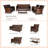 Matthies Rattan Sofa Seating Group 