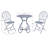 Craciuna 2 - Person Patio Dining Set with Round Table-108818083