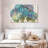 Harnek Turquoise Hydrangea On Barn Board-107708249