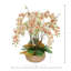 Arrangement d'orchidées dans un pot en fibre de pierre-588445149