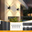Matte Black 24cm H Outdoor Sconce