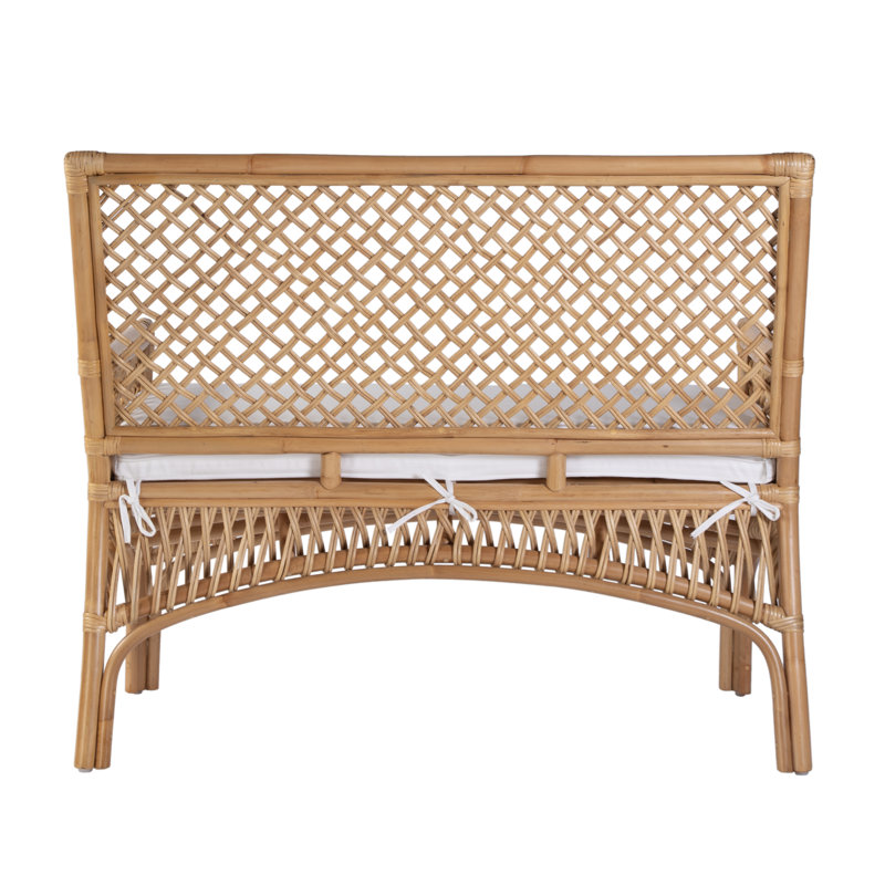 Antigua 42 in. W Rectangular Rattan Dining Bench