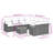  Garden Sofa Set Gray, Dark Gray