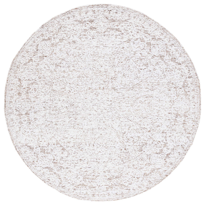 Metro Hand Tufted Performance Oriental Rug, Round 6'