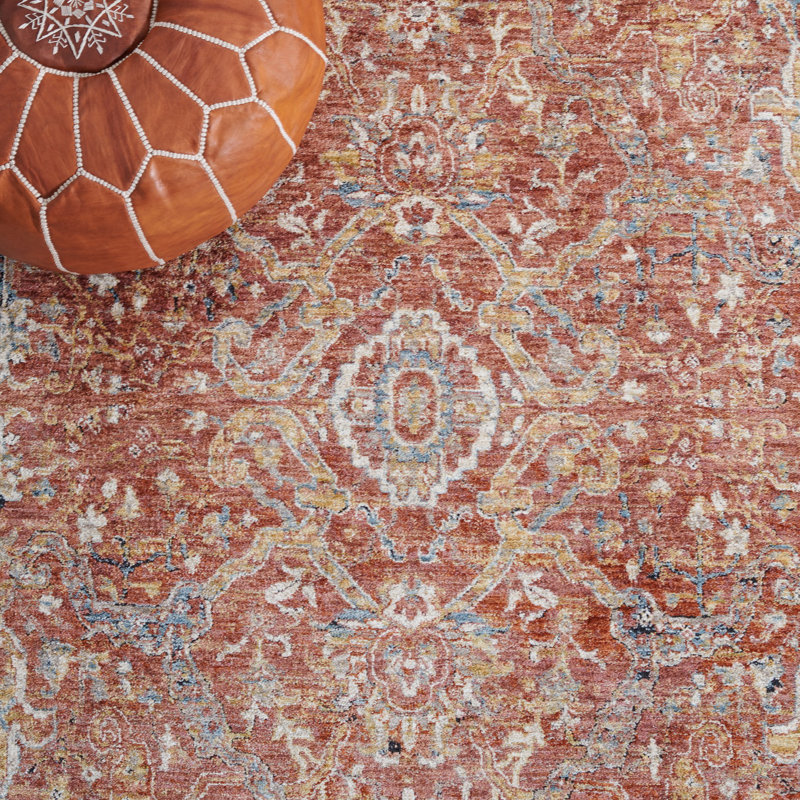 Valencia Performance Oriental Rug, Square 6'4"