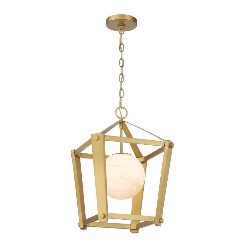 1 luminaire suspendu, H 18,75 po x l 13 po