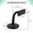 Matte Black Handrail Brackets For Stair Railings Wood And Steel Handrails - 4 Pack