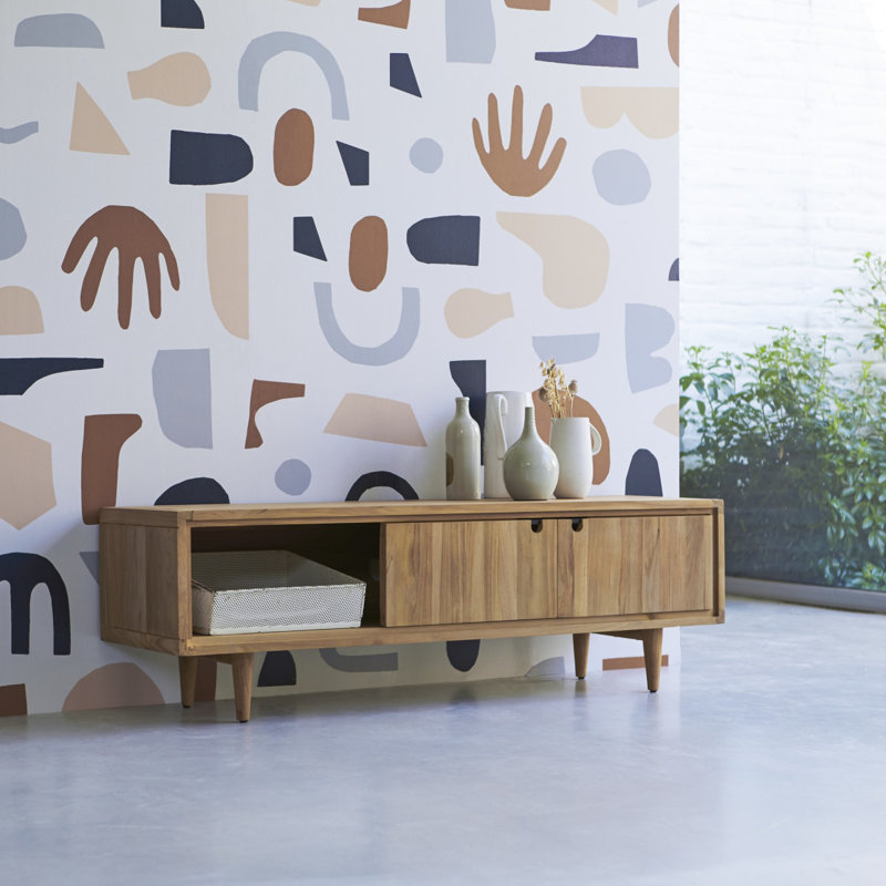 Jonàk TV Stand, Teak