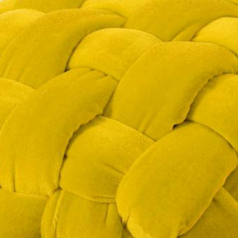 Solid + Manufactured Wood Accent Stool, Yellow