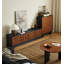 Console moderne en bois massif avec portes en relief-134282301