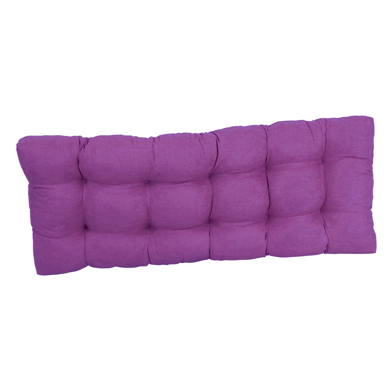 Coussin de siège en microsuède pour l'intérieur, L 46 po x P 19 po, Ultraviolet