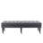 Casablanca Fabric Upholstered Bench with Wheels-833605212