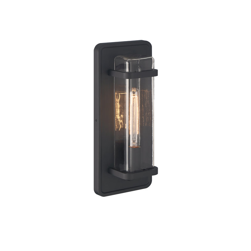 Steel Wall Light, 16" H x 7" W x 4" D