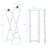 Michaelene 20.5'' Solid Wood Clothing Rack