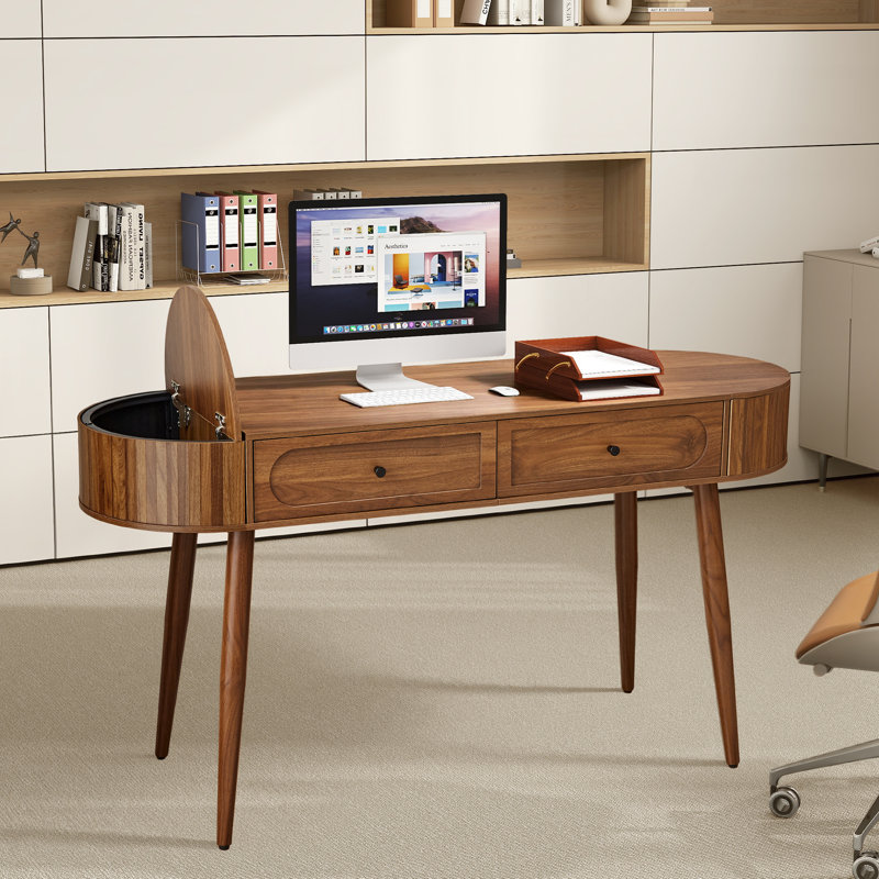Computer Desk With 2 Drawers