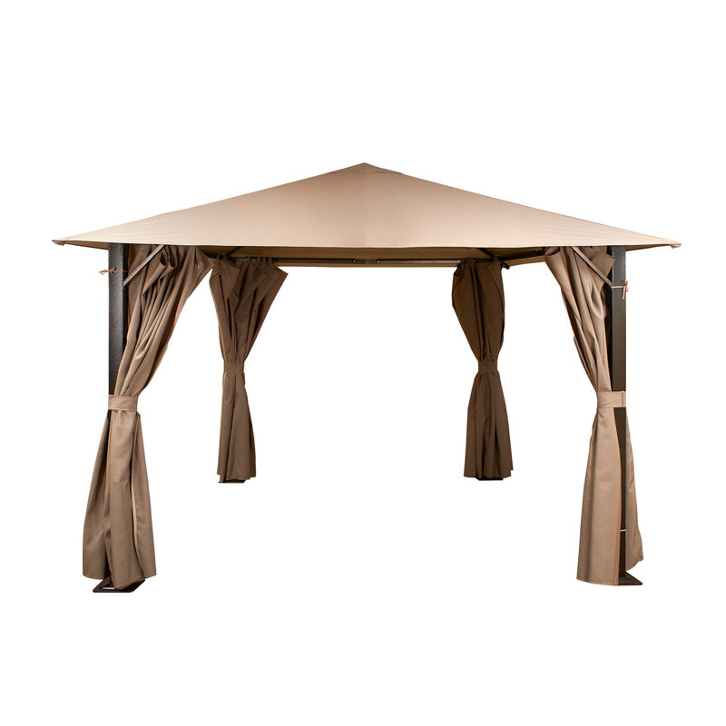 Fielding 118cm x  157cm Patio Gazebo, Mocha
