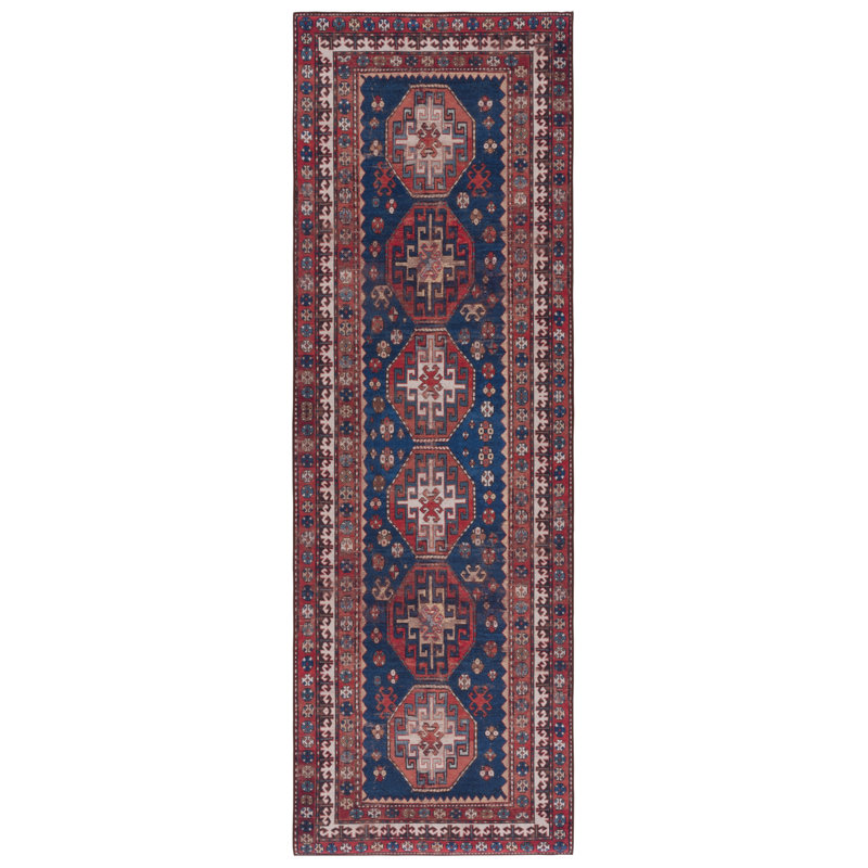 Tapis oriental Annliese Performance, Tapis de couloir 2 pi 6 po x 8 pi