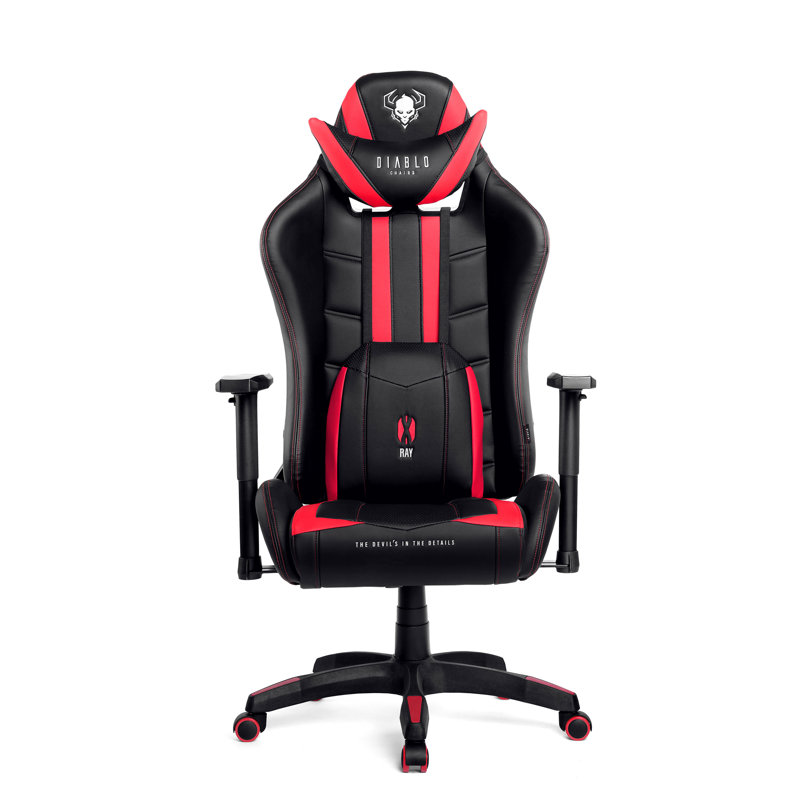 DIABLO CHAIRS Executive Chair, Black/Red
