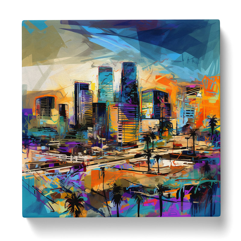 City Of Los Angeles Abstract No.3 - Print