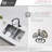 28 in. x 18 in. 18 Gauge, Stainless Steel, Brushed 60/40 Double Bowl Undermount Kitchen Sink with 2 Grids