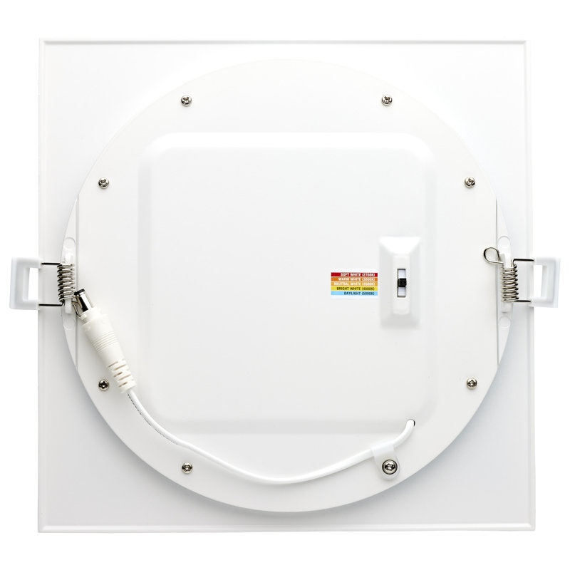 8.86" Ultra Slim Selectable CCT Remodel LED Canless Recessed Lighting Kit
