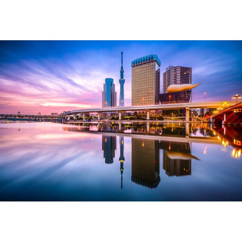 Adeola Tokyo Skyline by SeanPavonePhoto - Wrapped Canvas Print, 81cm H x 122cm W x 3.8cm D