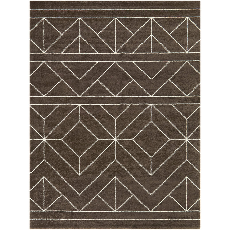 Tapis brun Kaeden, Rectangle 5 pi 3 po x 6 pi 11,9 po
