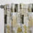 Green Cubic Botanical Dreams I - Patchwork Blackout Curtain Single Panel-95458124