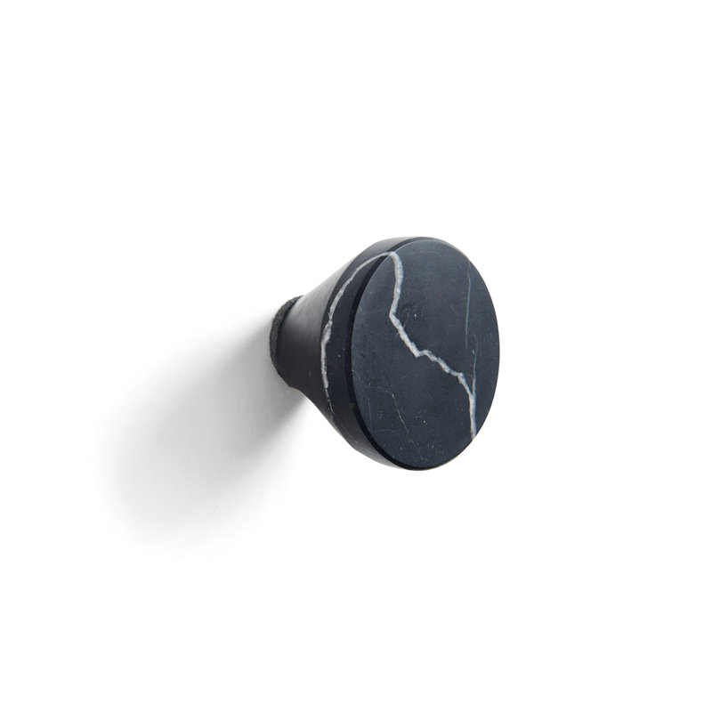 Genuine Marble Wall Wall Hook, Black