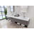 YU-Toronto-90MO 81.5" Double Bathroom Vanity Base, Ready to Install-94320434