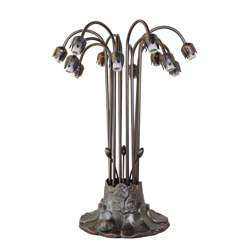 24" High Lily 12 Light Table Base
