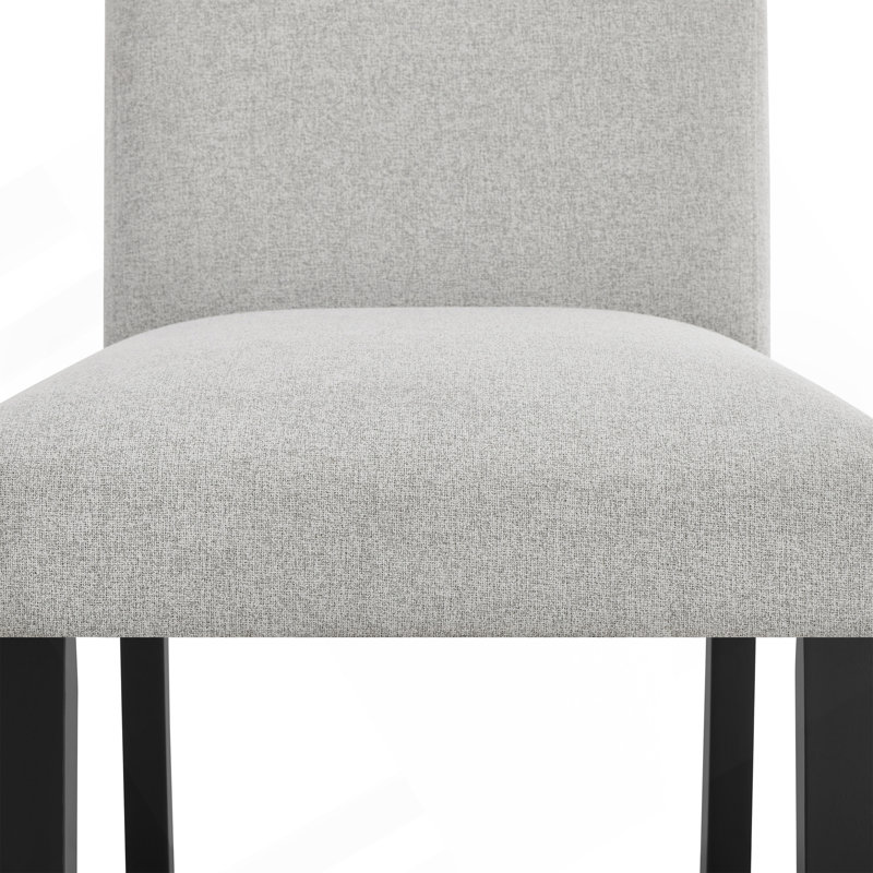 Ensemble de 2 chaises de salle à manger rembourrées en tissu Transitional