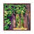 Classic Brown Wood Floater Framed
