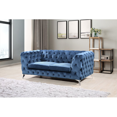 Weiss 70.87'' Velvet Loveseat