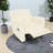 Comfortable Chenille Recliner, White Manual Recliner For Home And Nursery