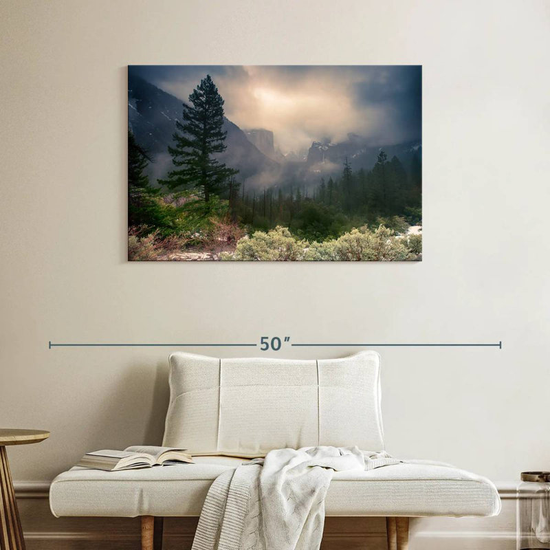 Parc national Alvord Foggy Yosemite, H 26 po x l 39 po