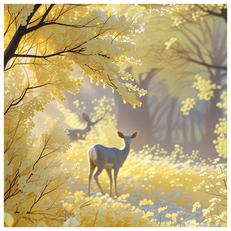 Couvertures Yellow Deer, 50in W x 60in H