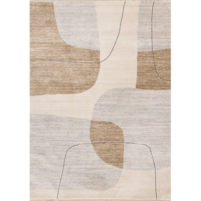 Tapis d'intérieur brun Bromy