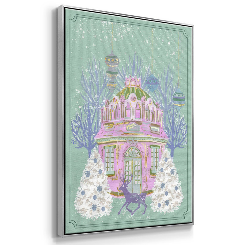 Winter Winter VI, Encadrement argenté, H 41 po x l 27 po x P 1,5 po