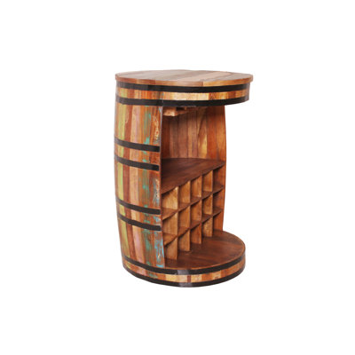 Kraker 67cm Solid Wood Wine Bar
