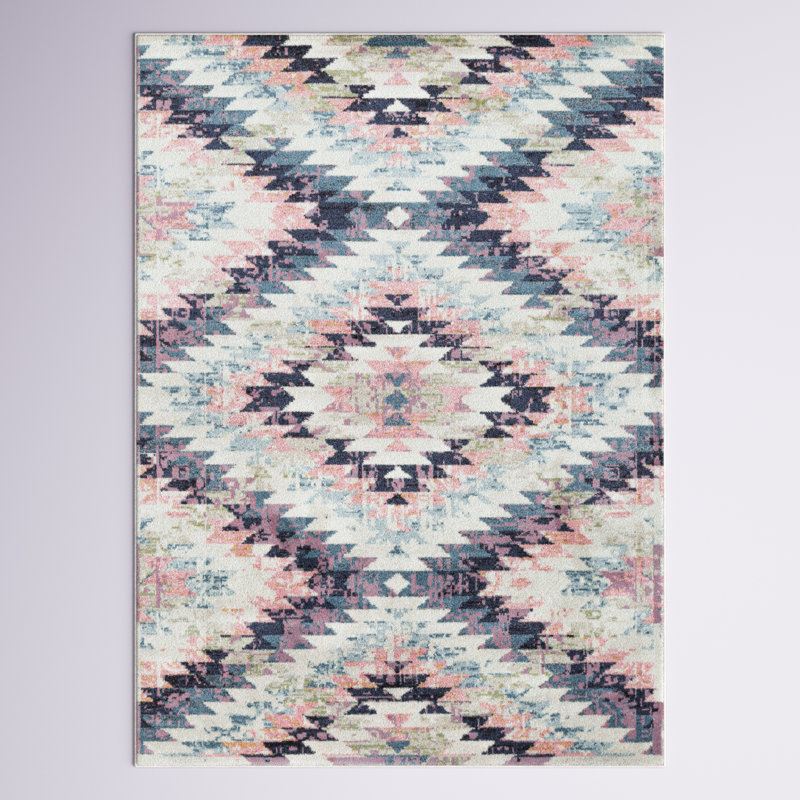 Emely Geometric Indoor Rug, Rectangle 5'3" x 7'3"